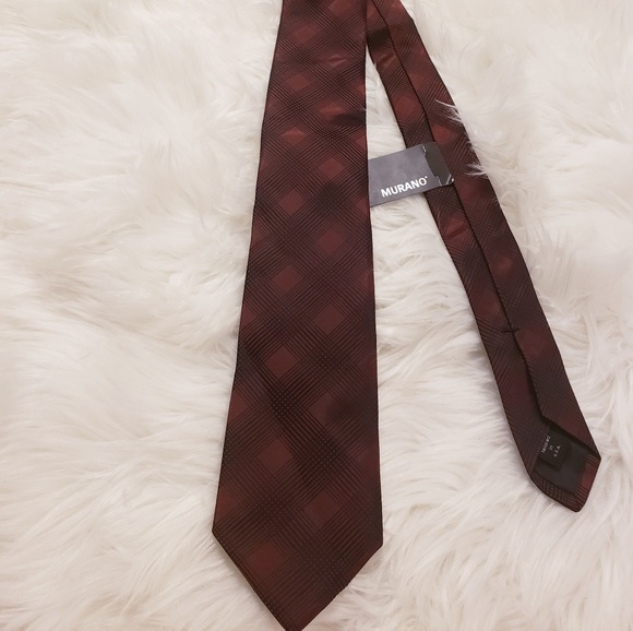 Murano Other - Nwt. Murano 100% silk wine colored tie